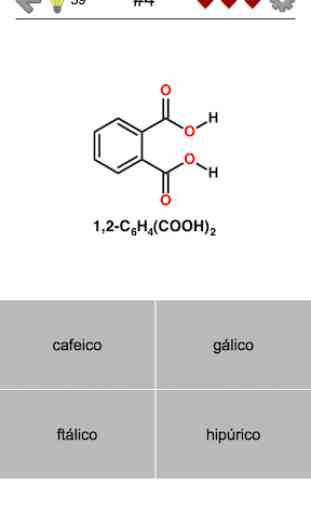 Ácidos carboxílicos e ésteres - Teste de química 2