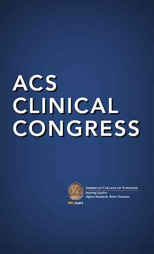 ACS Clinical Congress 1