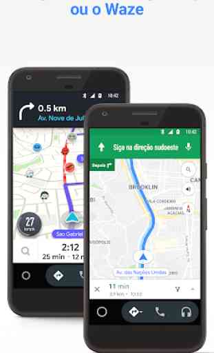 Android Auto - Google Maps, mídia e mensagens 3