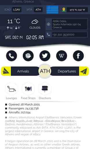 Athens International Airport (ATH) Info + Tracker 1