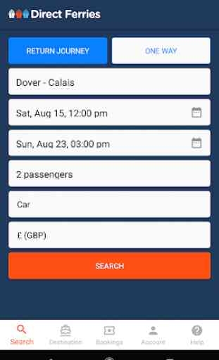 Direct Ferries - Ferry tickets 1