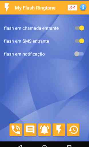 Luz do Flash na chamada & sms 1