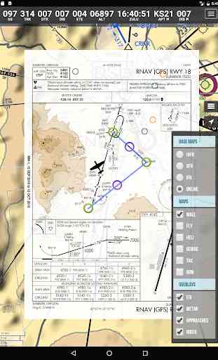 SkyCharts XC EFB geo-referenced plates and charts 2
