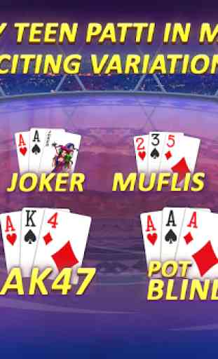 Teen Patti Gold - 3 Patti, Rummy, Poker Card Game 3