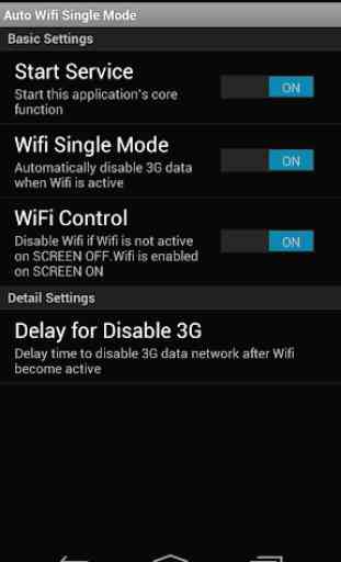 Wifi Single Mode(AutoWifi/LTE) 1