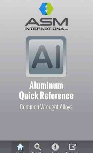 Aluminum Quick Reference 1