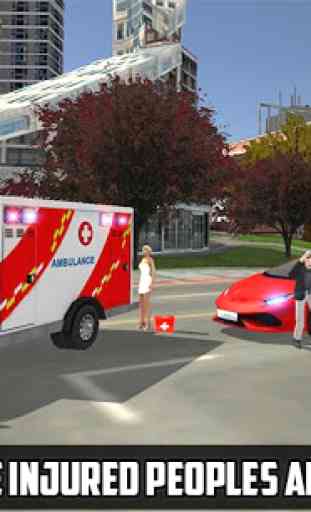 Ambulância Jogos Driving Sim3D 2