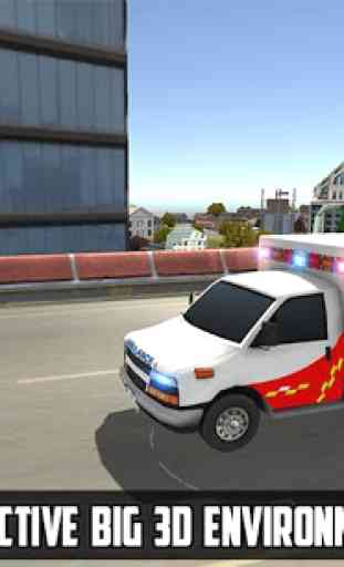 Ambulância Jogos Driving Sim3D 4