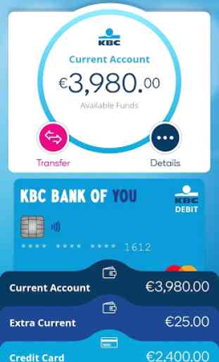 KBC Ireland Mobile Banking 1