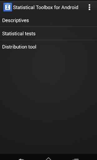 STA: Statistical Toolbox 1
