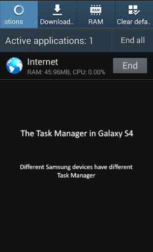 Task Manager Shortcut (For OLD Samsung device) 2
