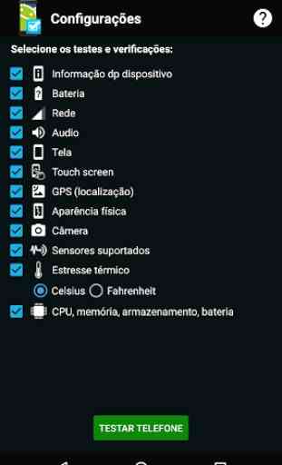Teste do telefone (Phone check and test) 3