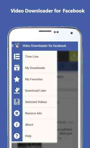 Video Downloader para o Facebook 1