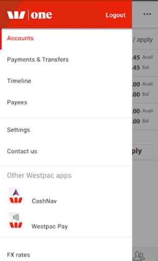Westpac One (NZ) Mobile Banking 4