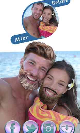 Penteado e Barba Fotomontagem 2