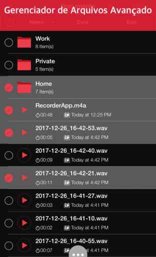 Recorder App: gravação 4