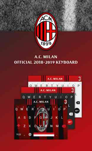 AC Milan Official Keyboard 1