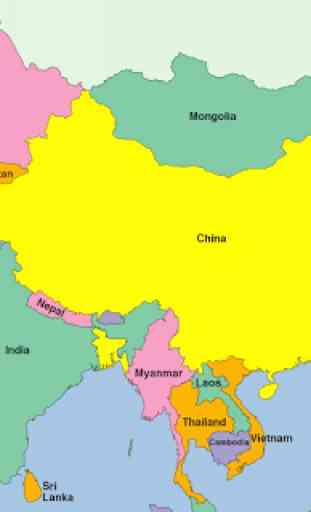 Asia Map Puzzle 4