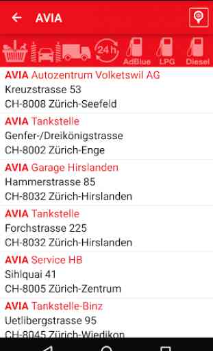 AVIA Tankstellenverzeichnis 4
