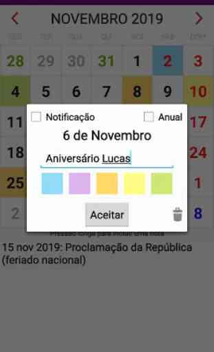 Brasil Calendário 2020 com todos os Feriados 3