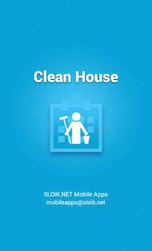 Clean House - chores schedule 1
