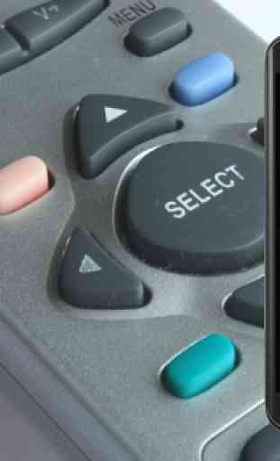 Controle da TV LED Flash SIM 1