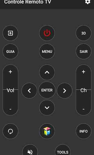 Controle Remoto para TV Samsung, LG, Philips, Sony 1