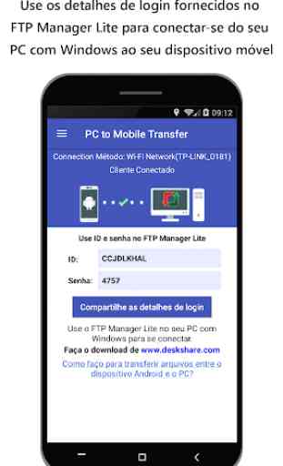PC to Mobile Transfer - Enviar arquivo 2