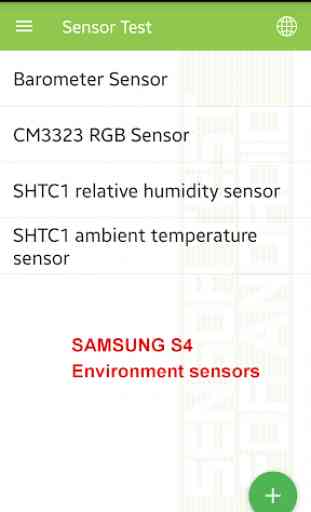 Sensor Test for Android 4