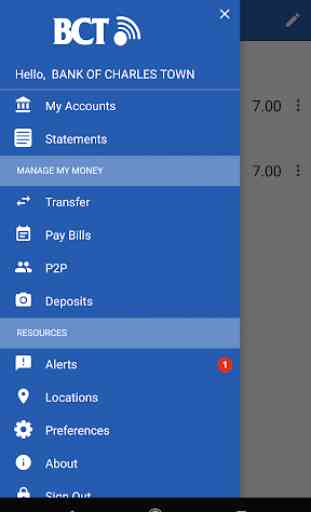 BCT Mobile Banking for Android 3