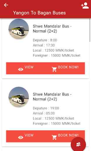 BNF Express Myanmar Bus Ticket 3