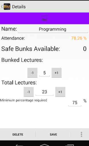 Bunk Manager ( Attendance ) 4