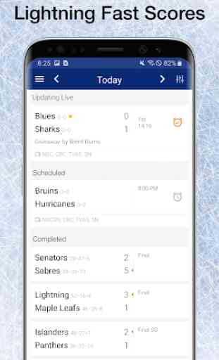 Hockey NHL Live Scores, Stats & Schedules 1