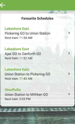 On The GO - GO Train Schedules 4