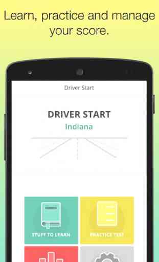 Permit Test IN Indiana BMV Driver's knowledge test 1