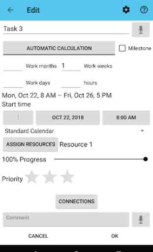 Project Schedule Free 3