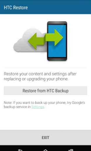 Restore HTC 1