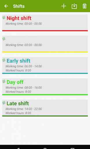 Shift Work Calendar (FlexR Pro) 3