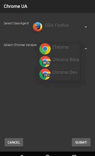 User Agent for Google Chrome (root required) 4