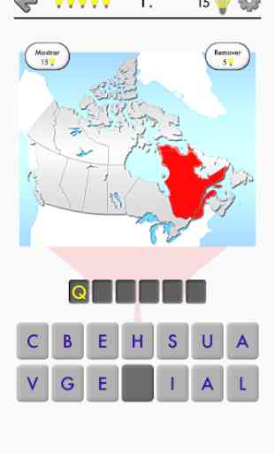 As províncias e os territórios do Canadá - O teste 4