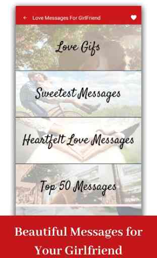 Love Messages for Girlfriend ♥ Flirty Love Letters 1