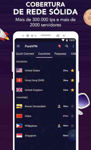 PureVPN - Mais segura VPN para Android 4