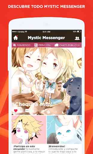 RFA Amino para Mystic Messenger 2