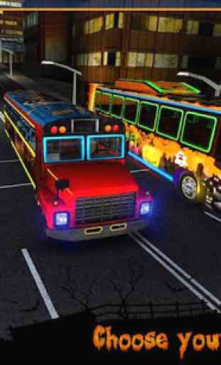 Halloween Party Bus Driver 3D 3