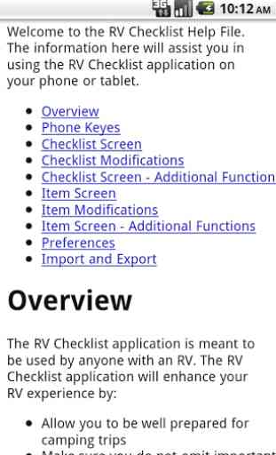 RV Checklist 4