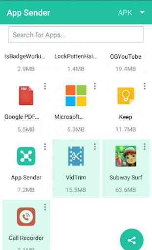 AppSender -  Share Apps 3