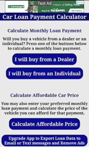 Auto Car Loan Payment Calculator Free 1