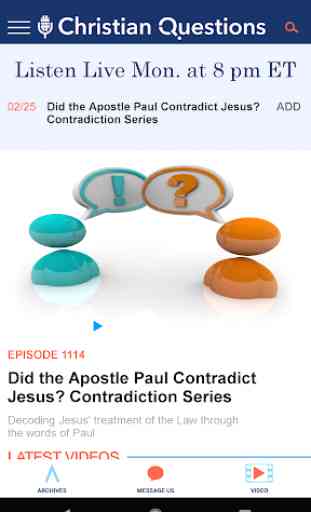 Christian Questions Podcast 1