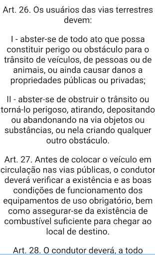 Código Brasileiro de Trânsito 1