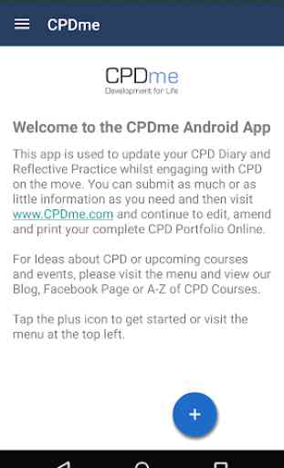 CPD Portfolio Builder - CPDme 1